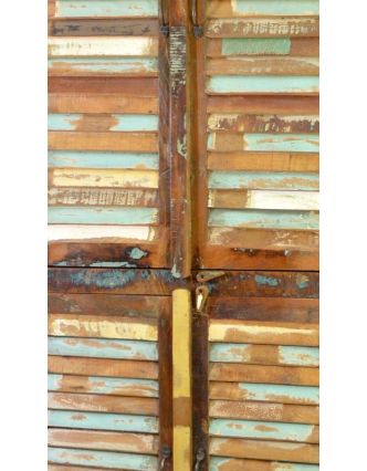 Skříň v "Goa" stylu, 2x lamelové dveře, 92x46x214cm