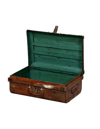 Plechový kufr, příruční zavazadlo, 62x41x26cm