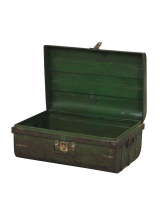 Plechový kufr, příruční zavazadlo, 68x46x30cm