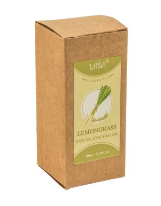 Přírodní esenciální olej Lemongrass, Lasa, 10ml