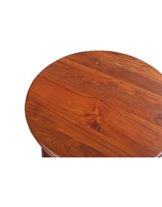 Polstrované židle se stolečkem z teakového dřeva
