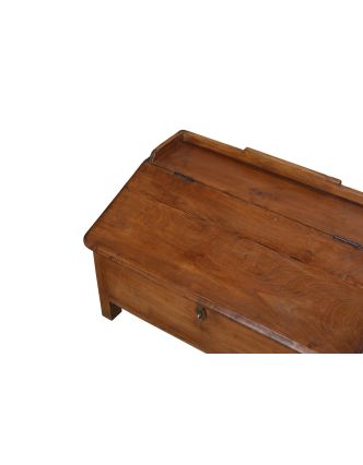 Starý kupecký otvírací stolek, 80x50x48cm