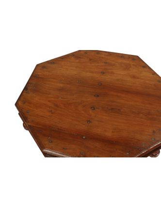 Čajový stolek z teakového dřeva, 75x75x18cm
