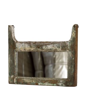 Zrcadlo v rámu z teakového dřeva, 59x5x50cm