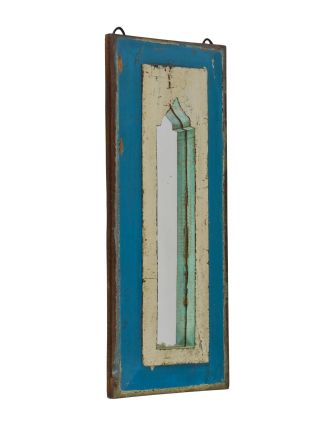 Zrcadlo v rámu z teakového dřeva, 20x3,5x51cm
