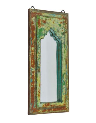 Zrcadlo v rámu z teakového dřeva, 23x4x50cm