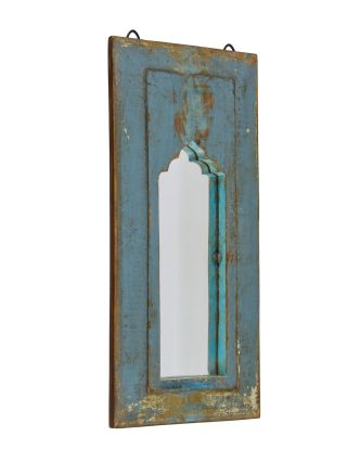 Zrcadlo v rámu z teakového dřeva, 23x3x52cm