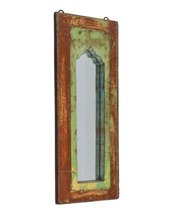 Zrcadlo v rámu z teakového dřeva, 21x2x33cm