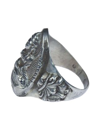 Stříbrný prsten s Buddhou, AG 925/1000, 6g, Nepál