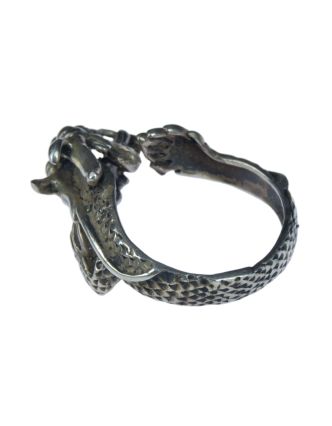 Stříbrný prsten drak, AG 925/1000, 8g, Nepál