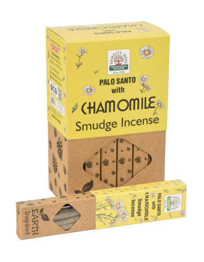 Vonné tyčinky, Palo Santo+Chamomile, Earth Inspired, 23cm, 30g (Orkay)