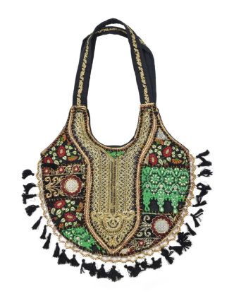 Unikátní taška z Gudžarátu, ručně vyšívaná, 45x35cm