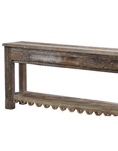 Konzolový stolek z teakového dřeva, 262x39x83cm