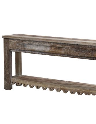 Konzolový stolek z teakového dřeva, 262x39x83cm