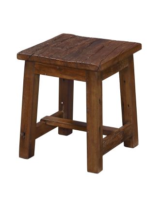Stolička z teakového dřeva, 38x38x46cm