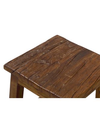 Stolička z teakového dřeva, 38x38x46cm