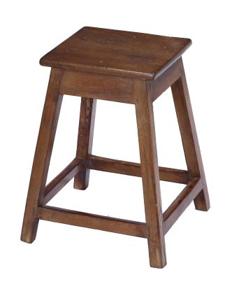 Stolička z teakového dřeva, 36x36x46cm
