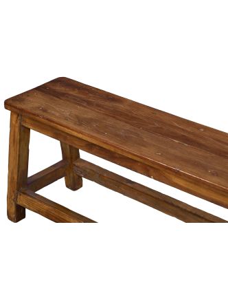 Lavice z teakového dřeva, 120x33x43cm