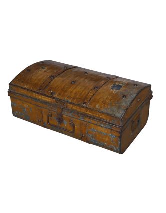 Plechový kufr, příruční zavazadlo, 64x32x26cm