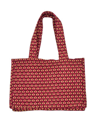 Elegantní plážová taška, růžovo-béžová, rozměr 48x13x34 + 34cm ucha