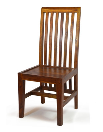 Židle z palisandrového dřeva, medová, 46x46x107cm