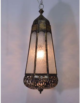 Arabská lampa, multibarevná, mosaz, ruční práce, cca 89x30cm