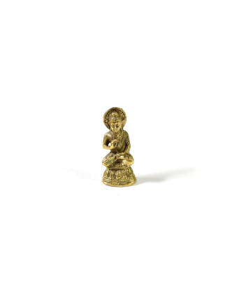 Soška Buddhy, mosaz, 3,5cm