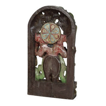 Ganéš, dřevěná socha, 47cm