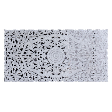 Ručně vyřezaná mandala z mangového dřeva, 150x5x75cm
