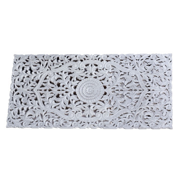 Ručně vyřezaná mandala z mangového dřeva, 150x5x75cm
