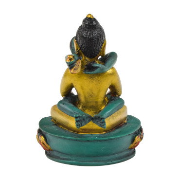 Buddha Shakti, soška, ručně malovaná, 12cm