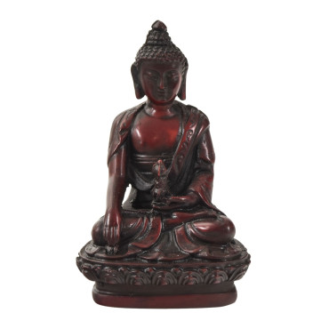 Buddha Šákjamuni, červená soška, 9cm