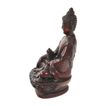 Buddha Šákjamuni, červená soška, 9cm