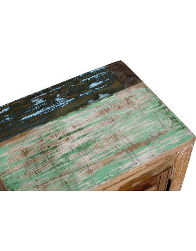 Noční stolek z recyklovaného dřeva, 40x30x60cm