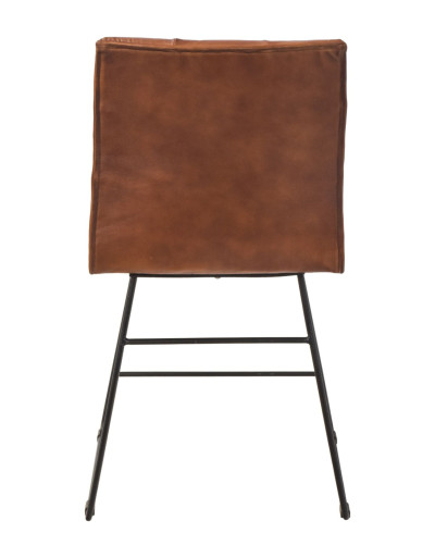 Kožené křesílko, 55x46x88cm