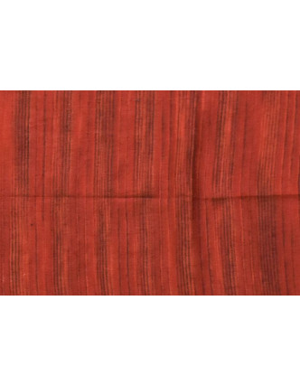 Pruhovaný šál, tmavě červený, 100x200cm