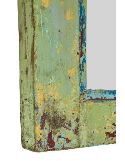 Zrcadlo v rámu z teakového dřeva, 36x4x56cm