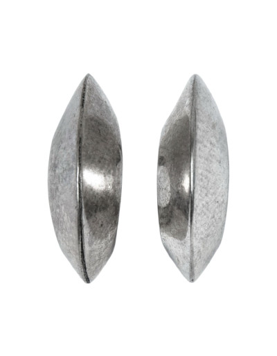 Stříbrné náušnice hladké polokroužky 15mm, AG 925/1000, 2g, Nepál