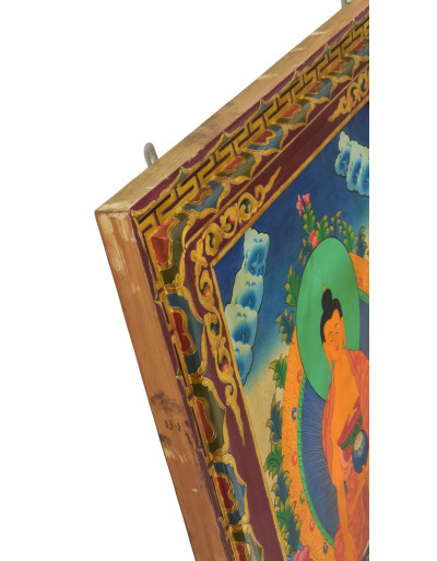 Buddha Šákjamuni, ručně malovaný obraz, 72x94cm