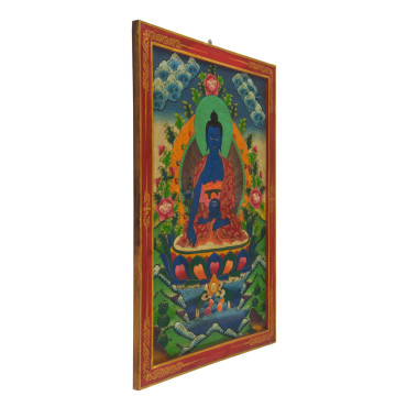 Uzdravující Buddha, ručně malovaný obraz, 61x83cm