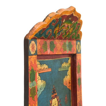 Stojící Tára, ručně malovaný obraz, 51x66cm