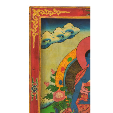 Uzdravující Buddha, ručně malovaný obraz, 45x57cm