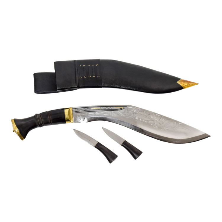 Khukri Bhojpure Dragon 14", rohovinová rukojeť, nůž 50cm, čepel 36cm