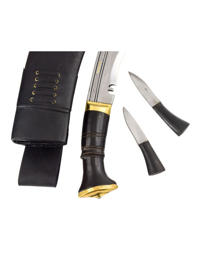 Khukri Bhojpure Dragon 14", rohovinová rukojeť, nůž 50cm, čepel 36cm