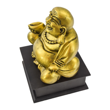 Soška, Smějící se Buddha, 28cm