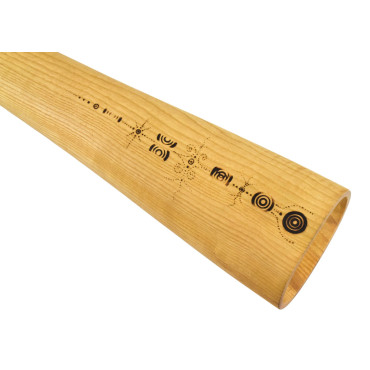 Didgeridoo, koncertní nástroj, jasan, 160cm