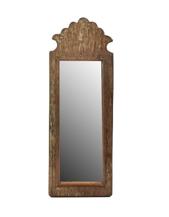 Zrcadlo v rámu z antik dřeva, 16x45x3cm