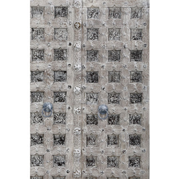 Skříň z mangového dřeva, starožitné dveře, 103x43x174cm