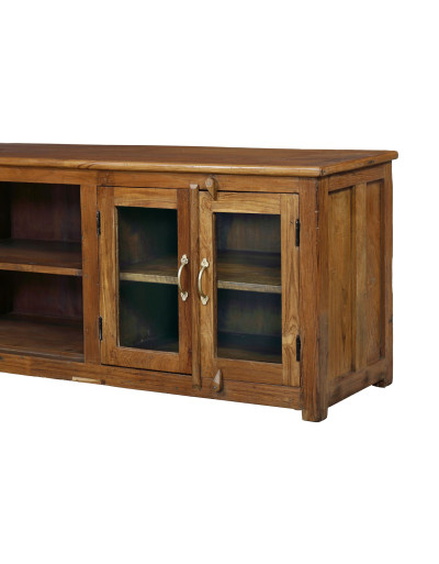 Komoda z teakového dřeva pod TV, 176x40x54cm