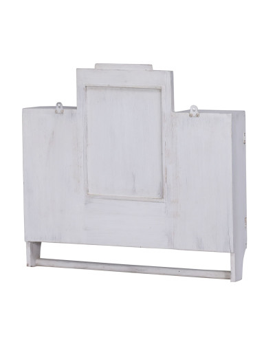 Koupelnová skříňka se zrcadlem, 61x10x56cm